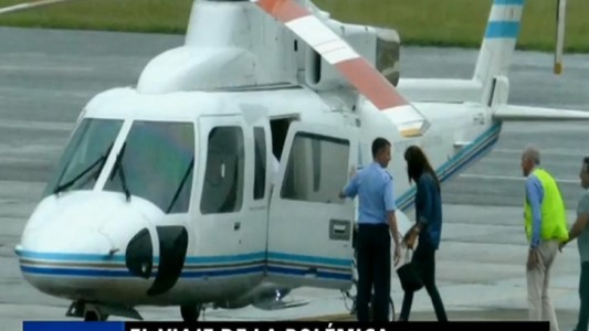 Polémica por el viaje en helicóptero de Juliana Awada