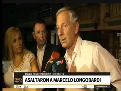 Asaltaron a Marcelo Longobardi: "dame el reloj o te mato"
