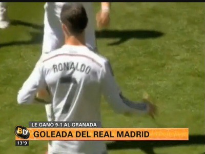 Histórica goleada del Real Madrid: 9 a 1 al Granada