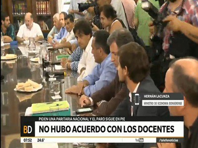 Docentes bonaerenses: habrá nueva reunión pero el gobierno es escéptico