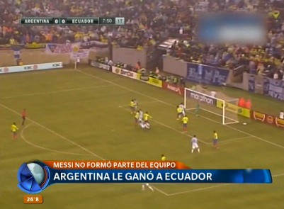 Argentina le ganó a Ecuador en Washington
