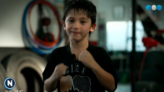 Amor al deporte: Ciro el nene que sueña con ser boxeador