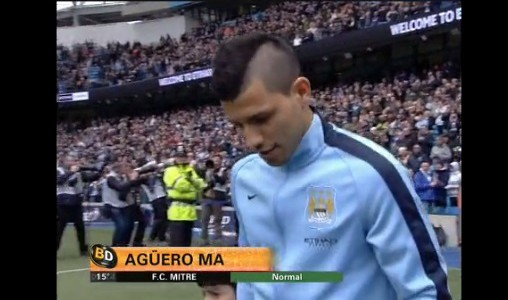 Agüero marcó un golazo para el Manchester City