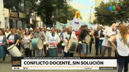 Conflicto docente, sin solución