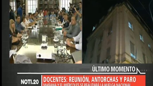 Docentes: reunión y paro nacional