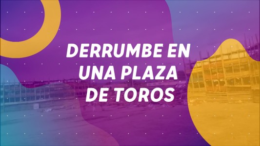 Derrumbe en una plaza de toros #BuenFlash