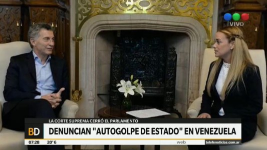 Mauricio Macri llamó a "recomponer el orden democrático" en Venezuela