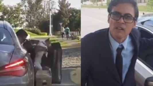 Video: captan a un hombre abandonando a un cachorro y lo increpan