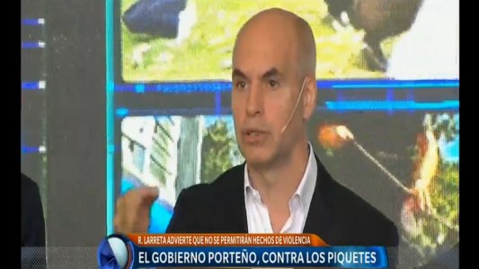 Rodríguez Larreta, contra los piquetes: "No vamos a permitir ninguna situación de violencia"