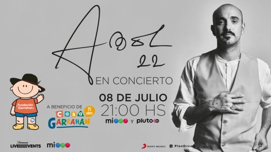 Mi Telefe y Pluto TV transmitirán en vivo "Abel en Concierto", a beneficio de la Casa Garrahan