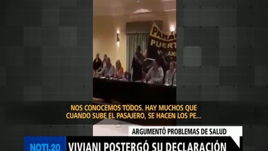 Viviani no se presentó a declarar