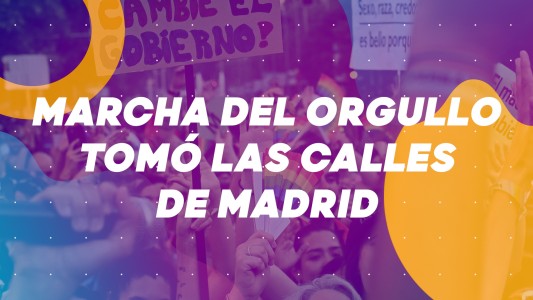 Marcha del orgullo tomó las calles de Madrid #BuenFlash