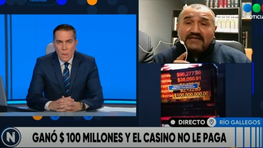 Ganó 100 millones de pesos en el casino y se niegan a pagarle por "deshonesto"