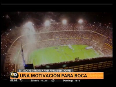 Un video motivador para los jugadores de Boca
