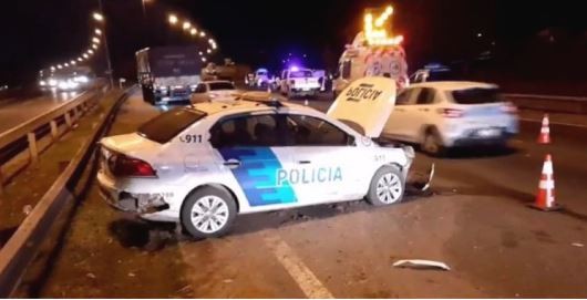 Otra persecución en Panamericana: dos policías heridos cerca de donde murieron tres jóvenes