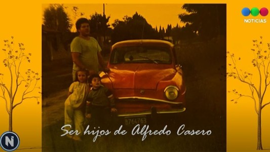 Herederos: Guillermina y Nazareno, los hijos de Alfredo Casero