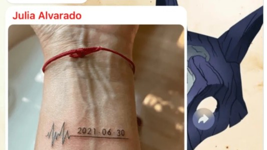Se tatuó en honor a su hijo: "Es la fecha de cuando decidiste ser feliz"