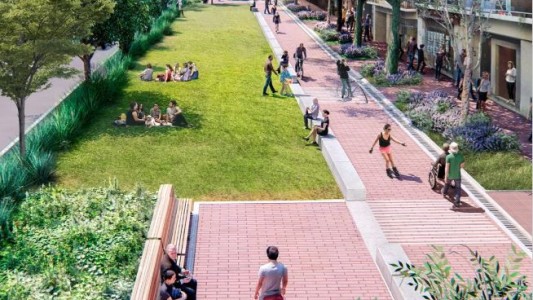 "Calles Verdes" en CABA: cortan trazas para transformarlas en espacios de recreación