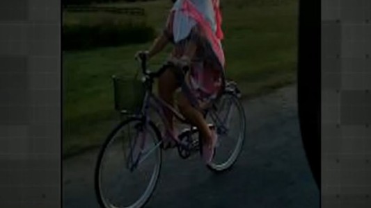 El paseo de Carrió en bicicleta