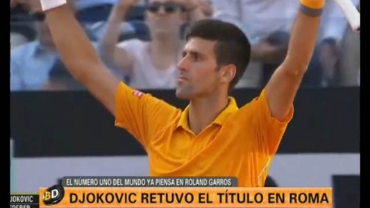 Djokovic ganó en Roma y los argentinos ascendieron en el ranking