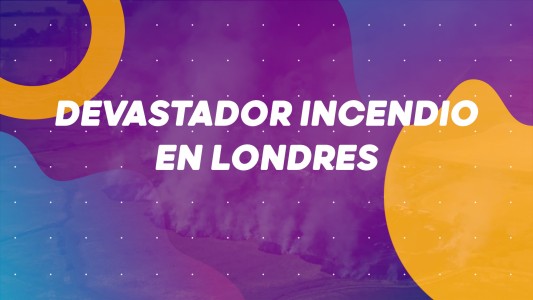 Devastador incendio en Londres #BuenFlash