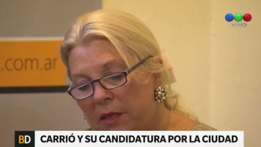 Carrió, sobre las elecciones legislativas: "Decidimos que juegue en la Capital"