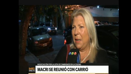 Mauricio Macri recibió a Elisa Carrió en Olivos: "Fue una muy buena reunión"