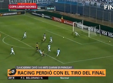 Racing perdió en Asunción y apuesta todo a la revancha