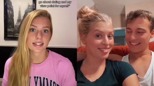 La pareja que prometió no besarse en la boca hasta estar casados