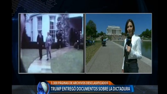 Trump entregó documentos desclasificados vinculados con la dictadura