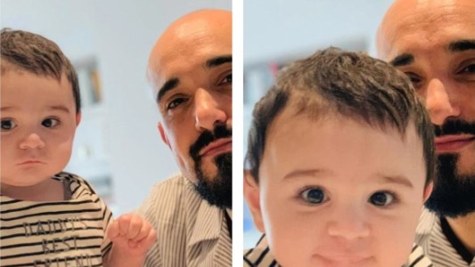 El bebé de Abel Pintos sufrió un accidente doméstico y lo atendieron de urgencia