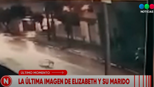 Video: la última imagen de la enfermera y su marido