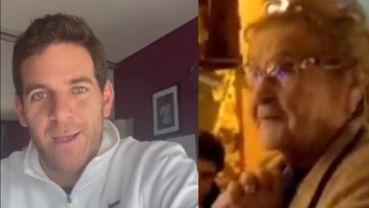 Es fanática de Del Potro y cumplió 90 años: así reaccionó con su regalo - #FlashChat