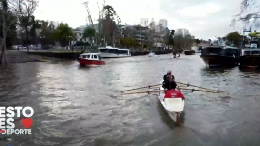 Amor al deporte: Ceci y Luis, jubilados y remeros