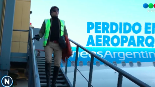 Roberto Funes Ugarte, perdido en el aeroparque porteño