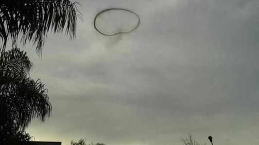 Se supo la causa del círculo negro que se vio en el cielo de Tigre