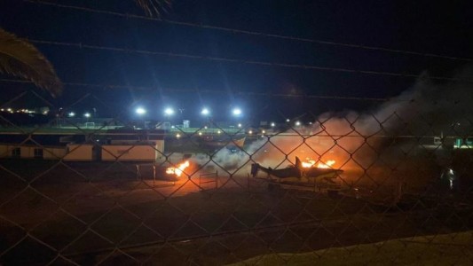 Queman cinco autos en el predio de Aldosivi tras la derrota con Godoy Cruz