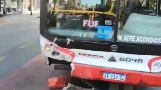 Colectivero chocó en avenida Cabildo: dio positivo para cocaína, anfetamina y benzodiazepina