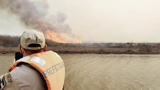Incendios en el Delta: hay tres detenidos, acusados de iniciar el fuego