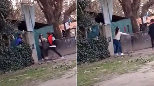 Video: una mujer baleó en la pierna al agresor de su hijo