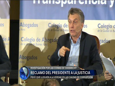 Macri pidió a la Justicia que actúe y acusó a Gils Carbó de amparar delitos kirchneristas