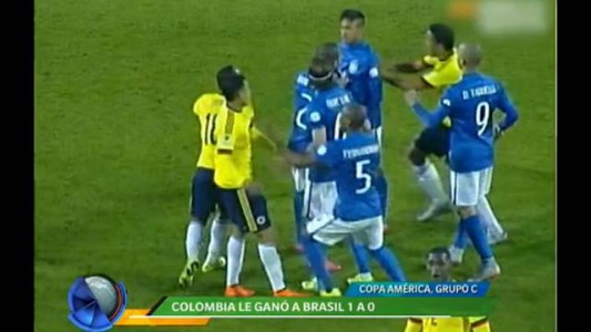 Colombia oscureció el futuro de Brasil en la Copa