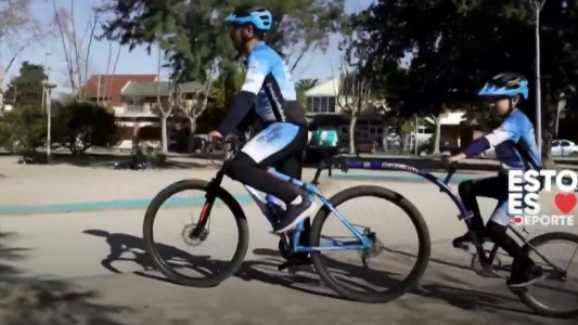 Esto es amor al deporte: la pasión de Amadeo y Cristian por el ciclismo