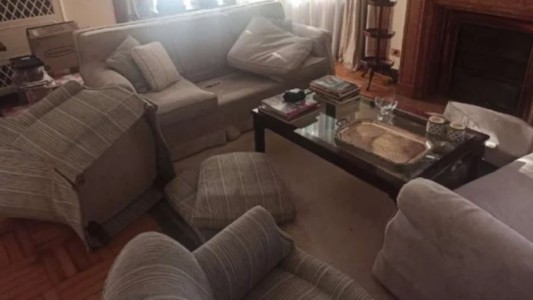 Así quedó la casa del matrimonio de jubilados asesinados en Vicente López