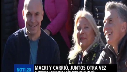 Macri y Carrió, juntos otra vez