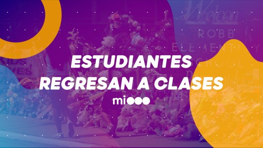 #BuenFlash Estudiantes regresan a clases