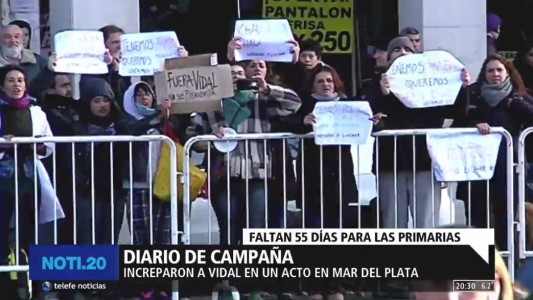 Vidal fue abucheada cuando estaba anunciando la construcción de un Metrobus en Mar del Plata