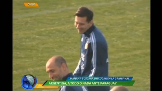 Argentina a todo o nada ante Paraguay