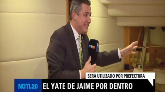 El yate de Ricardo Jaime será usado para luchar contra el crimen organizado