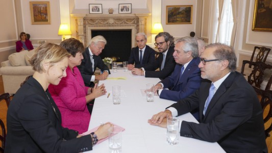 Reunión entre Alberto Fernández y Kristalina Georgieva en Nueva York